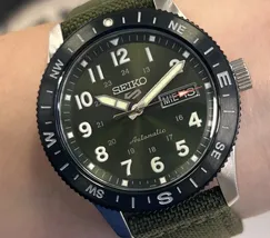 Relógio Seiko 5 Sports Field Series HDB008B1 Verde | Taniguchi Relógios - imagem 1