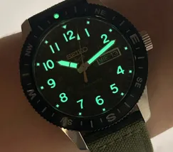 Relógio Seiko 5 Sports Field Series HDB008B1 Verde | Taniguchi Relógios - imagem 6