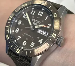 Relógio Seiko 5 Sports Field Series HDB009B1 Marrom | Taniguchi Relógios - imagem 4