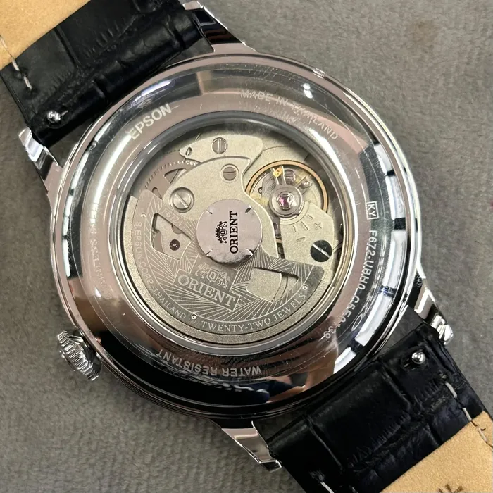Relógio Orient Bambino Arabic Dial RA-AC0038S30B Branco | Taniguchi Relógios