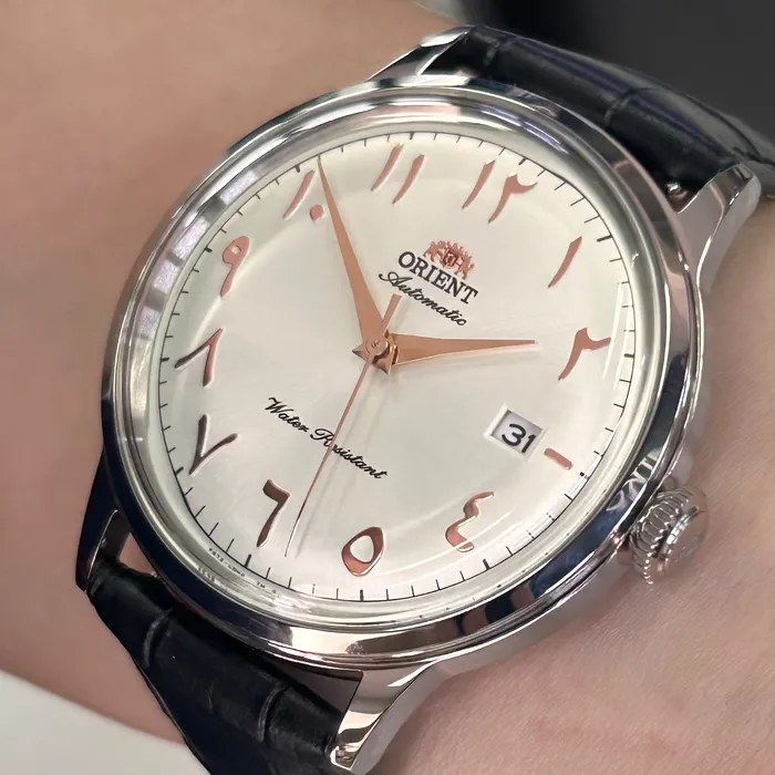 Relógio Orient Bambino Arabic Dial RA-AC0038S30B Branco | Taniguchi Relógios