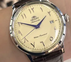 Relógio Orient Bambino Arabic Dial RA-AC0039Y30B Marfim | Taniguchi Relógios - imagem 1