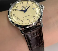 Relógio Orient Bambino Arabic Dial RA-AC0039Y30B Marfim | Taniguchi Relógios - imagem 4