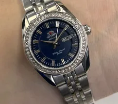 Relógio Orient Automático Feminino Prata NH6SS006 24mm | Taniguchi Relógios - imagem 1
