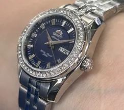 Relógio Orient Automático Feminino Prata NH6SS006 24mm | Taniguchi Relógios - imagem 4