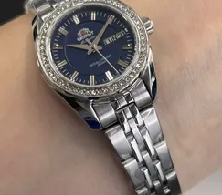 Relógio Orient Automático Feminino Prata NH6SS006 24mm | Taniguchi Relógios - imagem 5