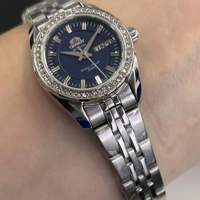 Relógio Orient Automático Feminino Prata NH6SS006 24mm | Taniguchi Relógios