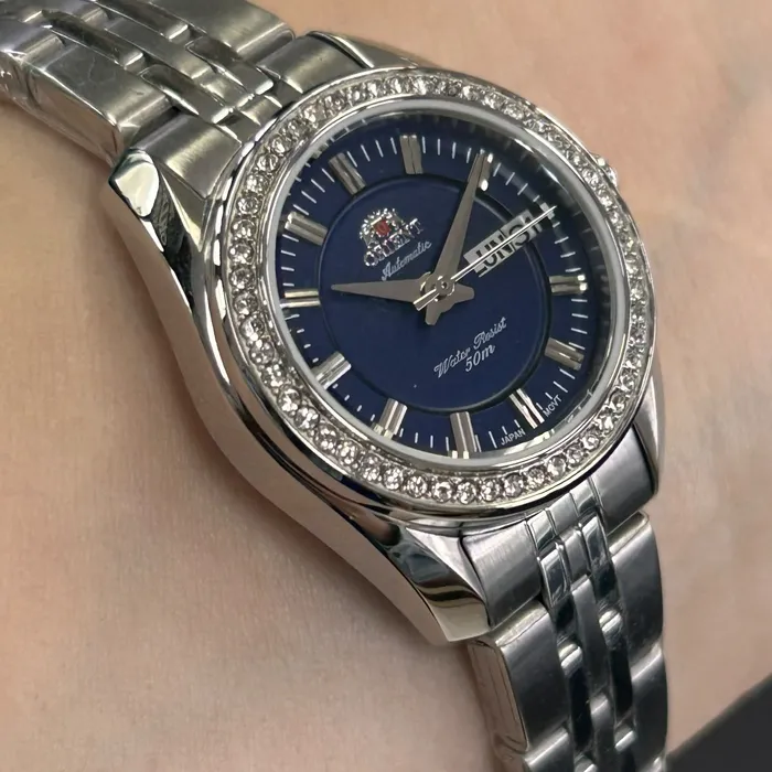 Relógio Orient Automático Feminino Prata NH6SS006 24mm | Taniguchi Relógios