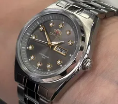 Relógio Orient Automático Feminino Prata NH6SS001 32mm | Taniguchi Relógios - imagem 4