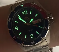 Relógio Orient Mako 3 Automático Azul FAA02009D9 41,5mm | Taniguchi Relógios - imagem 6