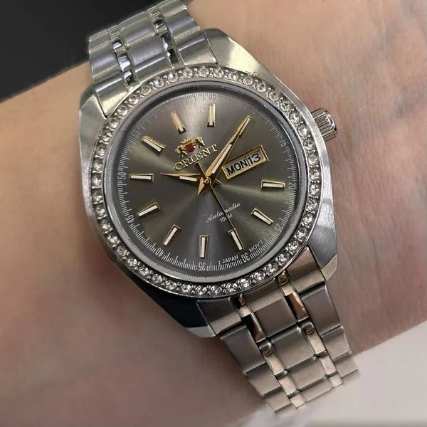 Orient 3 EStrelas Automático Feminino Classico NH6SS003