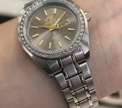 Relógio Orient 3 Estrelas Feminino Automático NH6SS003 G1SX | Taniguchi Relógios - imagem 5