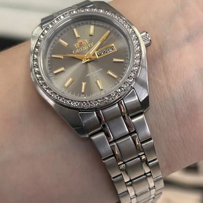 Relógio Orient 3 Estrelas Feminino Automático NH6SS003 G1SX | Taniguchi Relógios