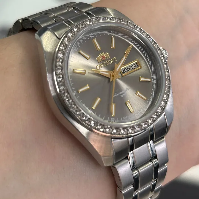 Relógio Orient 3 Estrelas Feminino Automático NH6SS003 G1SX | Taniguchi Relógios