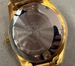 Relógio Orient 3 Estrelas Feminino Automático NH6GG007 S1KX Dourado | Taniguchi Relógios - imagem 6
