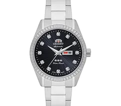 Relógio Orient 3 Estrelas Automático Feminino Prata NH6SS007 33mm | Taniguchi Relógios - imagem 2
