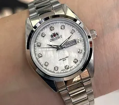 Relógio Orient 3 Estrelas Feminino Automático NH6SS002 B1SX | Taniguchi Relógios - imagem 1