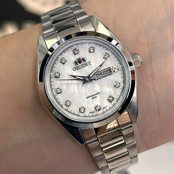 Orient 3 EStrelas Automático Feminino Classico NH6SS002