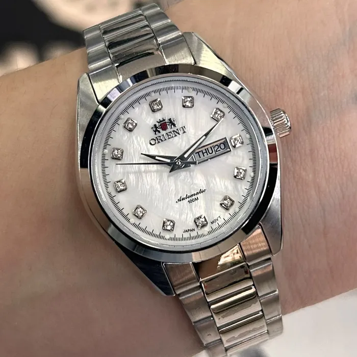Relógio Orient 3 Estrelas Feminino Automático NH6SS002 B1SX | Taniguchi Relógios