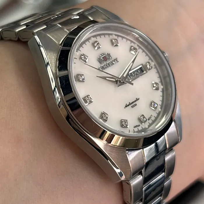 Relógio Orient 3 Estrelas Feminino Automático NH6SS002 B1SX | Taniguchi Relógios