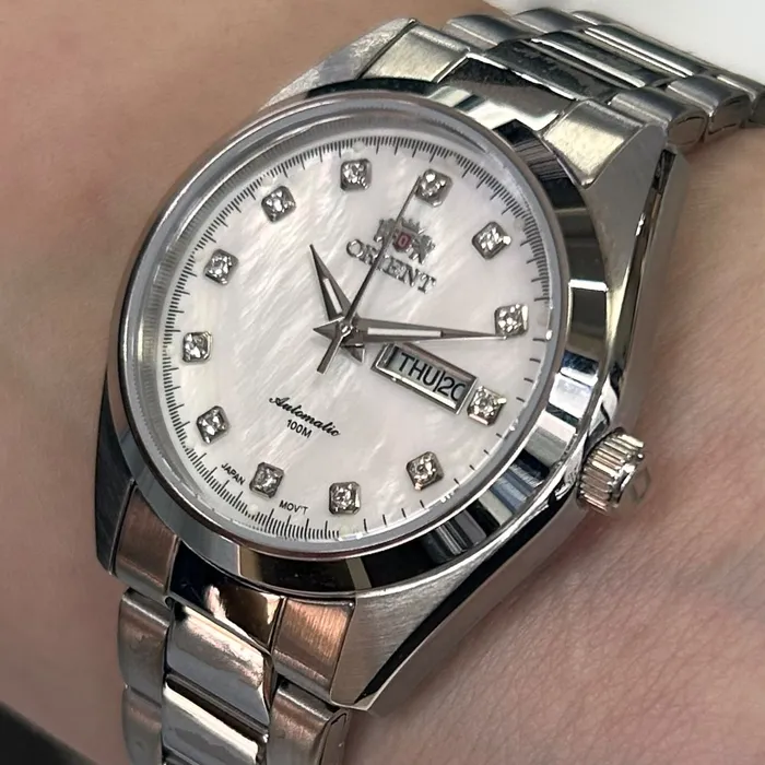 Relógio Orient 3 Estrelas Feminino Automático NH6SS002 B1SX | Taniguchi Relógios