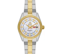 Relógio Orient 3 Estrelas Feminino Automático NH6MM005 B1SK Bicolor | Taniguchi Relógios - imagem 2