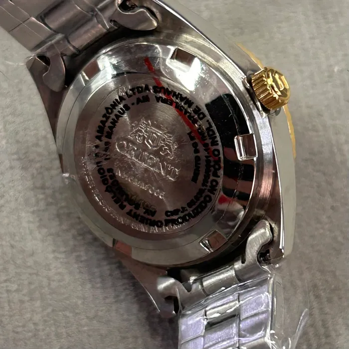 Relógio Orient 3 Estrelas Feminino Automático NH6MM005 B1SK Bicolor | Taniguchi Relógios