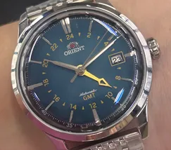 Relógio Orient Special Calibers GMT NH3SS019-A1SX Azul | Taniguchi Relógios - imagem 1