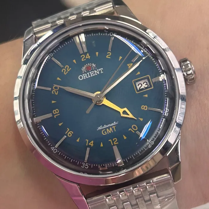 Relógio Orient Special Calibers GMT NH3SS019-A1SX Azul | Taniguchi Relógios
