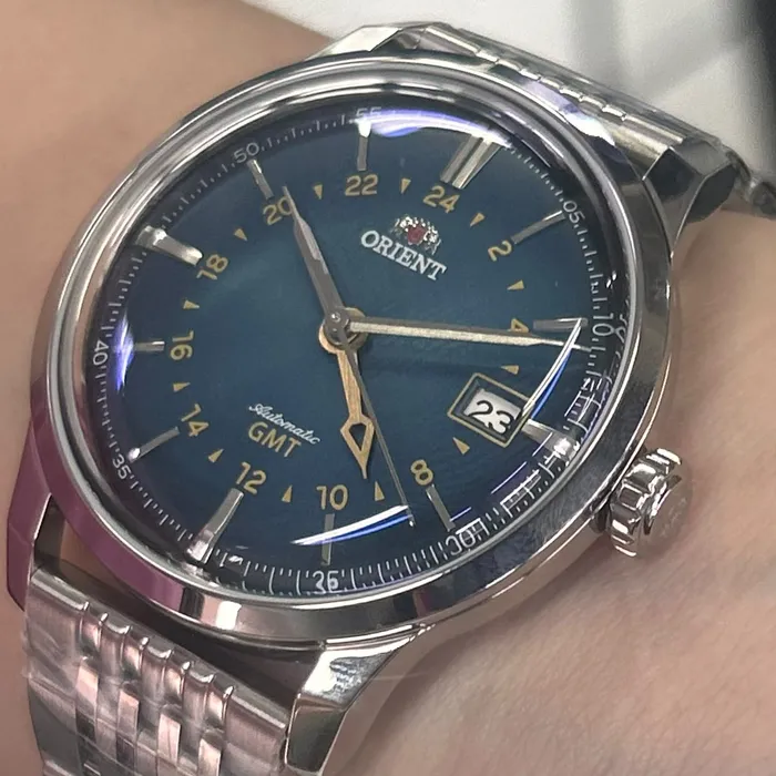 Relógio Orient Special Calibers GMT NH3SS019-A1SX Azul | Taniguchi Relógios