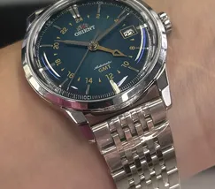 Relógio Orient Special Calibers GMT NH3SS019-A1SX Azul | Taniguchi Relógios - imagem 5