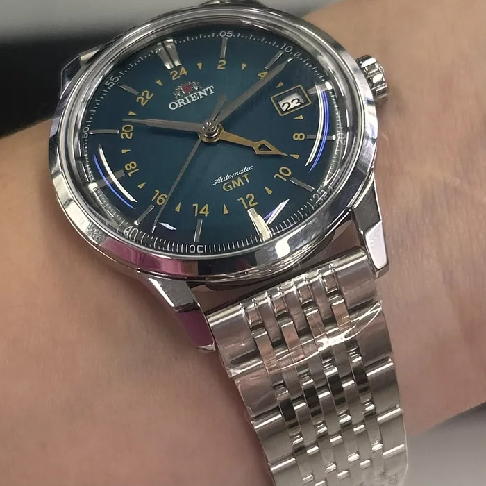 Relógio Orient Special Calibers GMT NH3SS019-A1SX Azul | Taniguchi Relógios