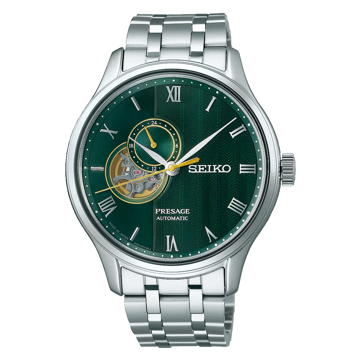 Seiko Presage Automático Zen Garden SSA463J1 Karensui Musgo