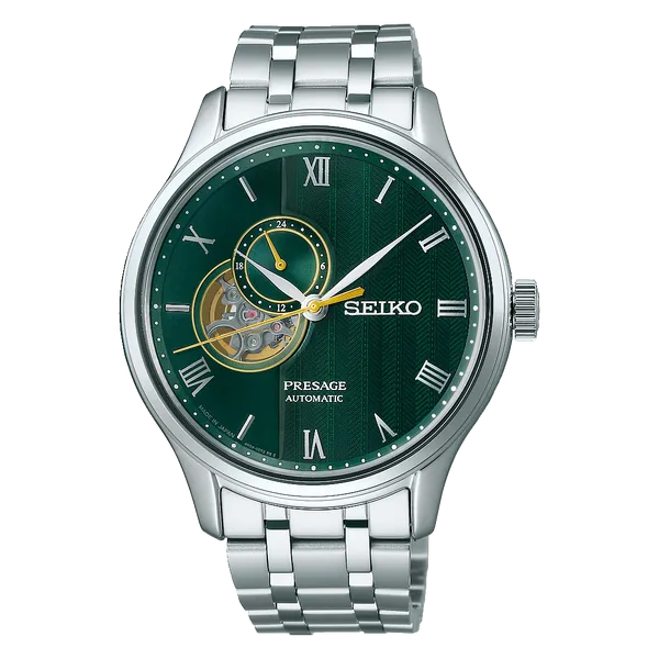 Seiko Presage Automático Zen Garden SSA463J1 Karensui Musgo