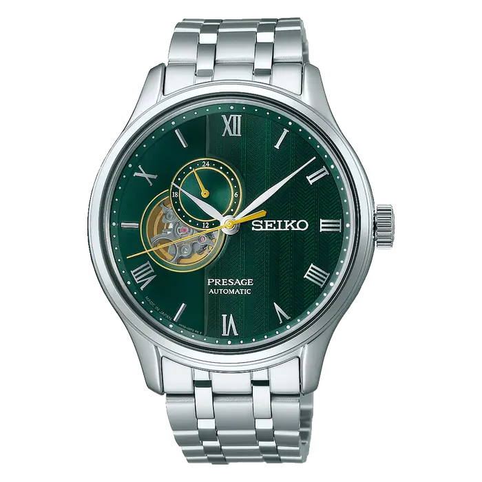 Seiko Presage Automático Zen Garden SSA463J1 Karensui Musgo
