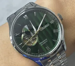 Seiko Presage Automático Zen Garden SSA463J1 Karensui Musgo - imagem 1
