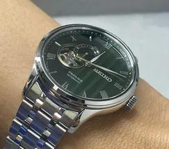 Seiko Presage Automático Zen Garden SSA463J1 Karensui Musgo - imagem 4
