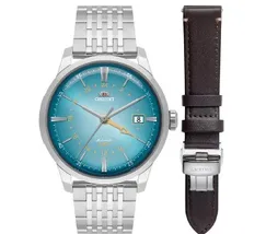 Relógio Orient Special Calibers GMT NH3SS019-E1SX Azul Turquesa | Taniguchi Relógios - imagem 2