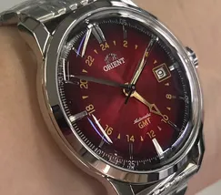 Relógio Orient Special Calibers GMT NH3SS019-W1SX Vermelho | Taniguchi Relógios - imagem 3