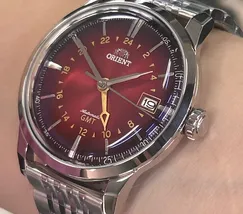 Relógio Orient Special Calibers GMT NH3SS019-W1SX Vermelho | Taniguchi Relógios - imagem 4