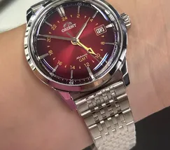 Relógio Orient Special Calibers GMT NH3SS019-W1SX Vermelho | Taniguchi Relógios - imagem 5