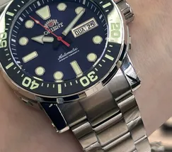 Relógio Orient Poseidon Automático Safirado YN6SS013 Azul Diver 300m 45mm Calibre YN66 | Taniguchi Relógios - imagem 4