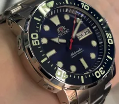 Relógio Orient Poseidon Automático Safirado YN6SS013 Azul Diver 300m 45mm Calibre YN66 | Taniguchi Relógios - imagem 2