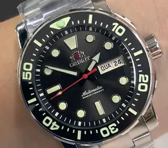 Relógio Orient Poseidon Automático Safirado YN6SS013 Preto Diver 300m 45mm Calibre YN66 | Taniguchi Relógios - imagem 1