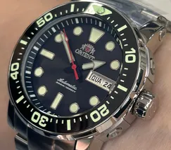 Relógio Orient Poseidon Automático Safirado YN6SS013 Preto Diver 300m 45mm Calibre YN66 | Taniguchi Relógios - imagem 3