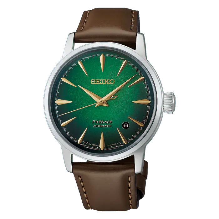 Relógio Seiko Presage Automático Cocktail Time HCB002 Emerald Mist Verde 38,5mm | Taniguchi Relógios