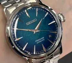 Relógio Seiko Presage Automático Cocktail Time HCB001J1 Crushed Ice Aço 38,5mm | Taniguchi Relógios - imagem 1