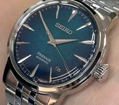 Relógio Seiko Presage Automático Cocktail Time HCB001J1 Crushed Ice Aço 38,5mm | Taniguchi Relógios - imagem 4