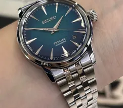 Relógio Seiko Presage Automático Cocktail Time HCB001J1 Crushed Ice Aço 38,5mm | Taniguchi Relógios - imagem 5