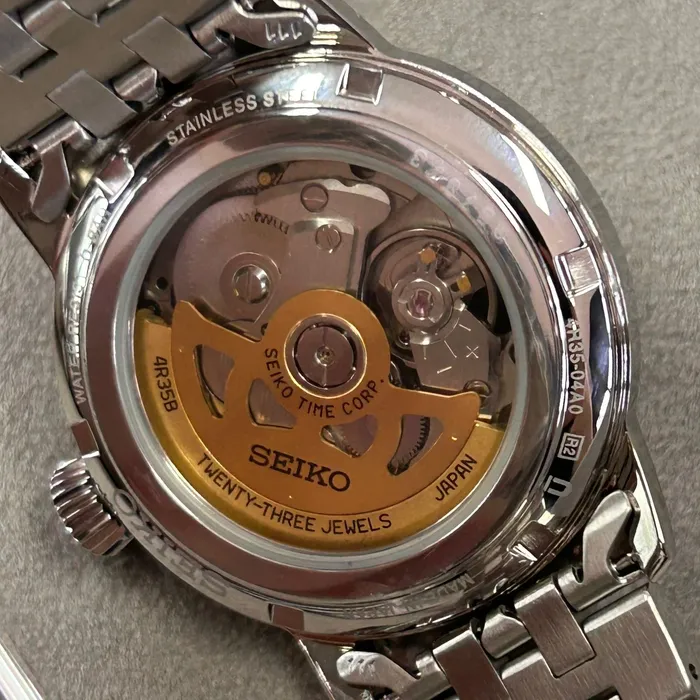 Relógio Seiko Presage Automático Cocktail Time HCB001J1 Crushed Ice Aço 38,5mm | Taniguchi Relógios